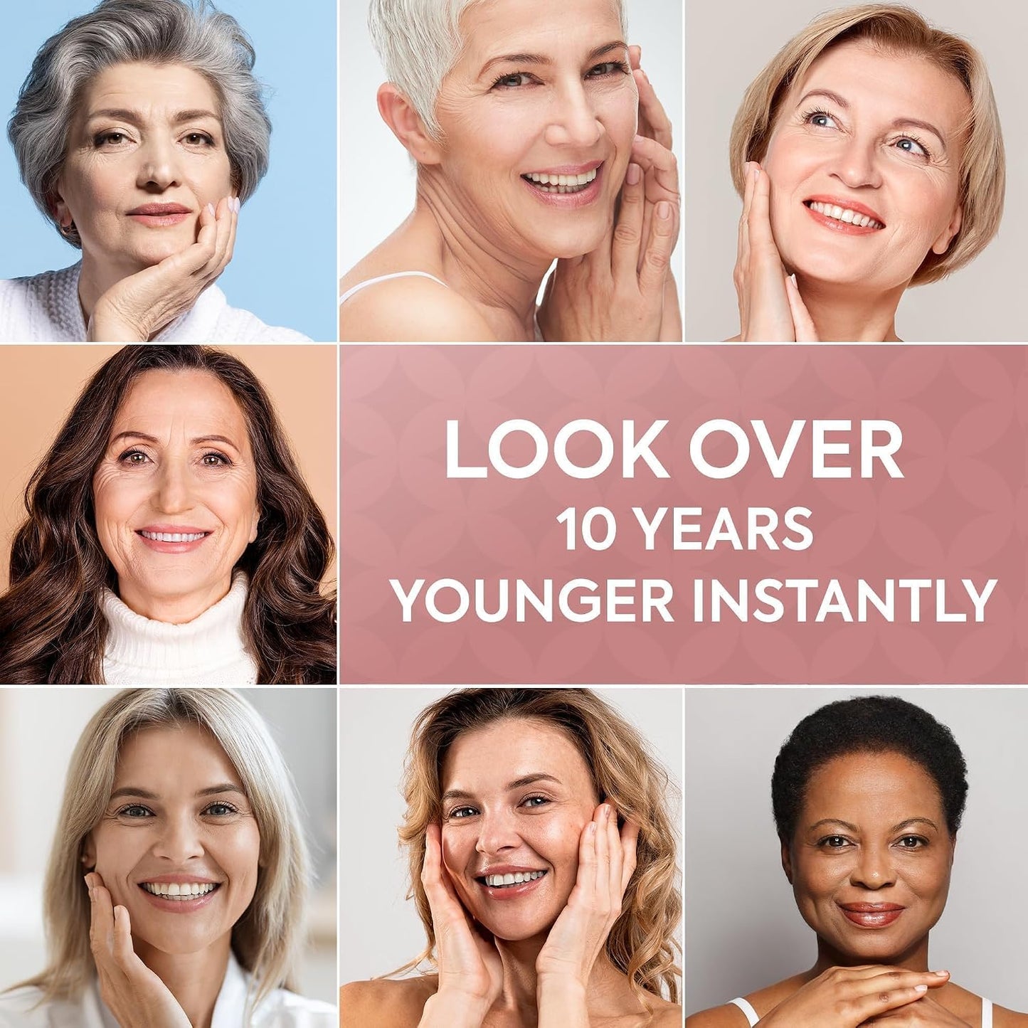 Instant Eye & Face Lift Cream: Rapid under Eye Bags Wrinkle Smile Lines Forehead Lines Remover - Temporary Firming & Tightening Treatment in 2 Minutes, 1 Fl. Oz.