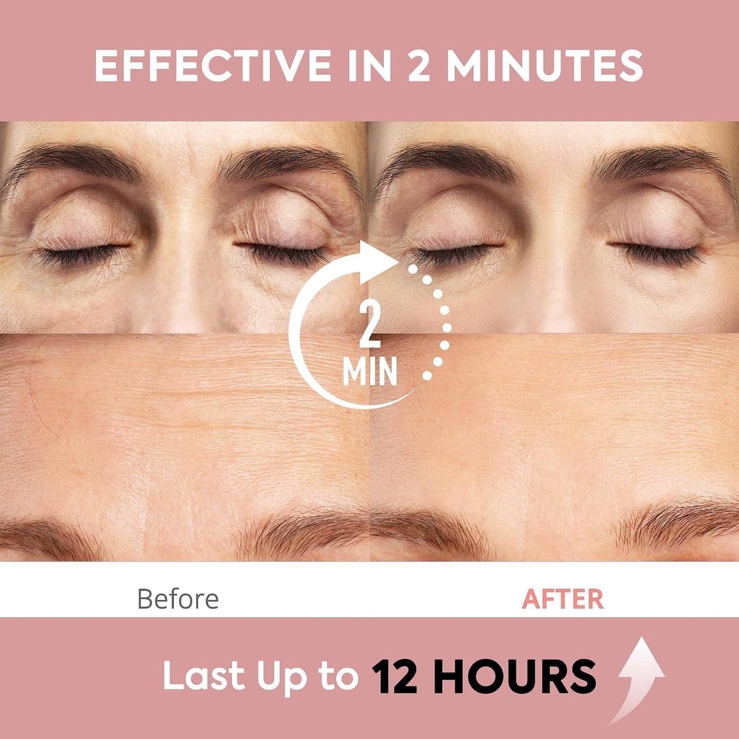 Instant Eye & Face Lift Cream: Rapid under Eye Bags Wrinkle Smile Lines Forehead Lines Remover - Temporary Firming & Tightening Treatment in 2 Minutes, 1 Fl. Oz.