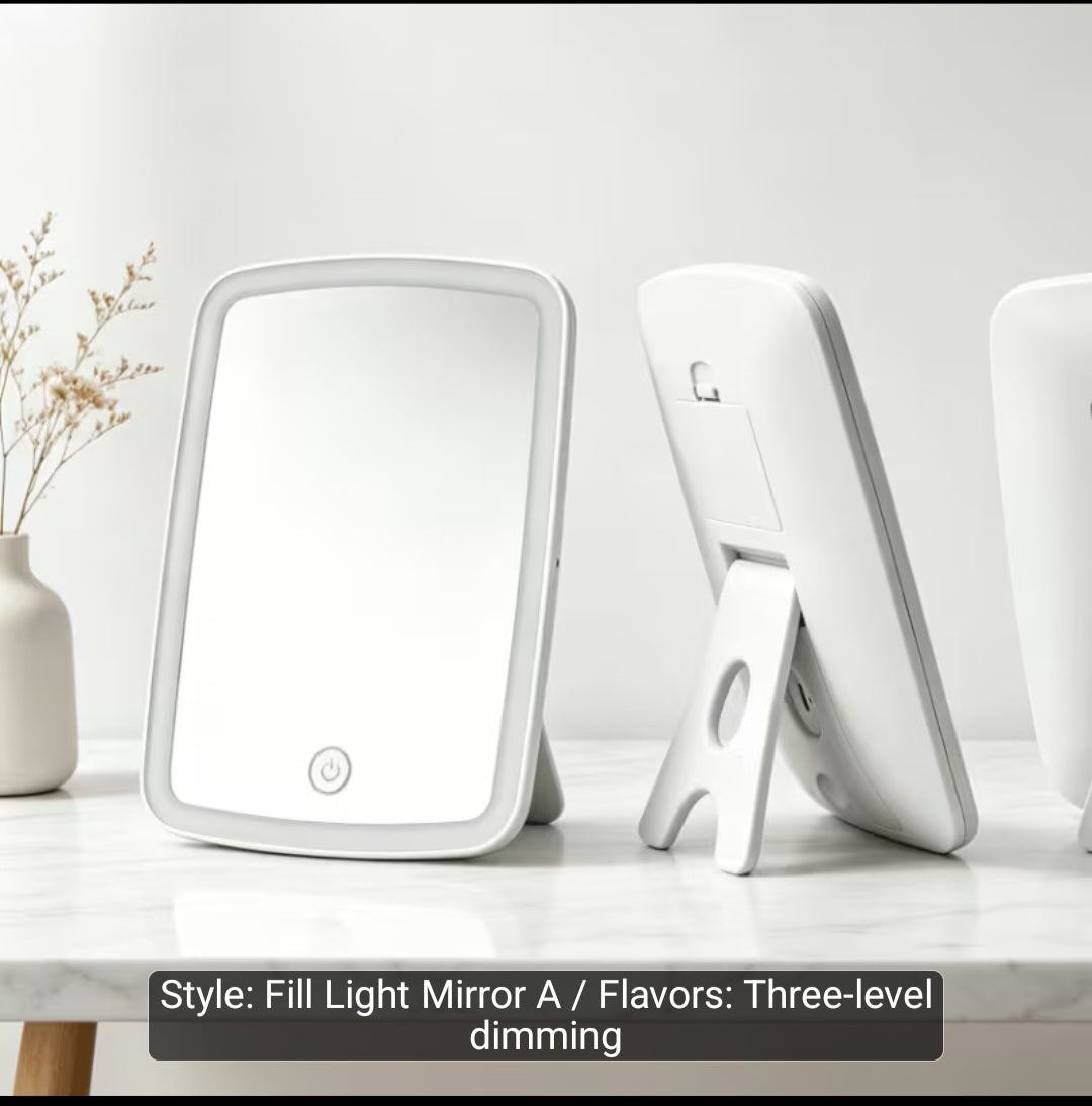 LED light make up mirror