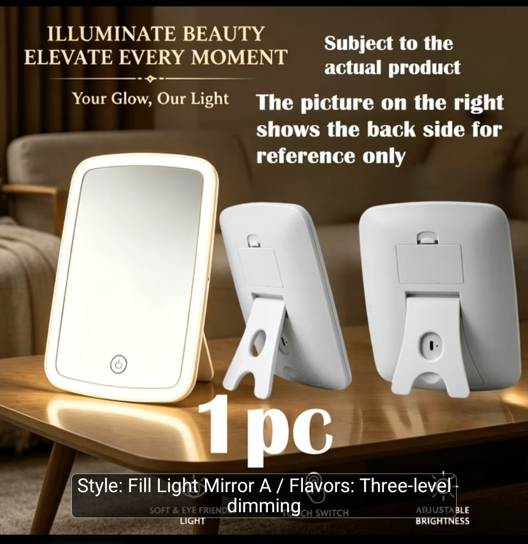 LED light make up mirror