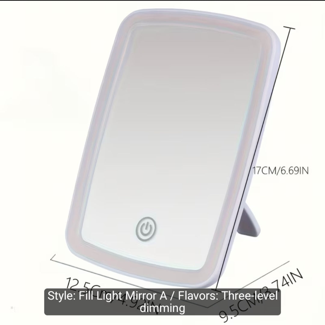 LED light make up mirror