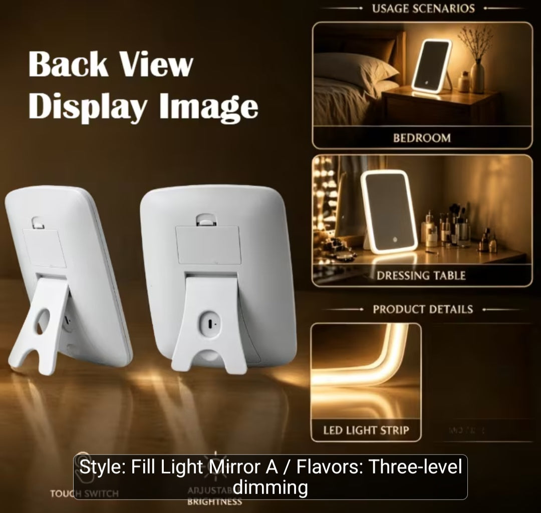 LED light make up mirror